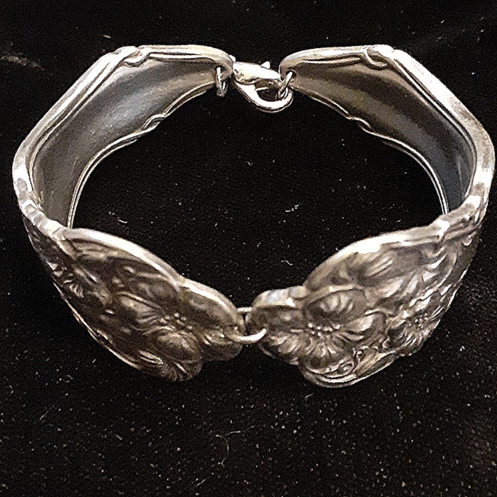 Vintage spoon bracelet just under 7"